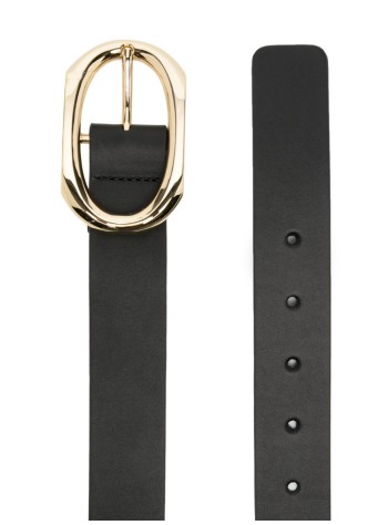anine bing belt womansignature link belt - a122145000a black 2