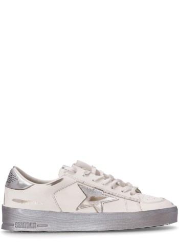 golden goose sneaker womanstardan leather upper laminated star and heel - gwf00128f00218780185 80185