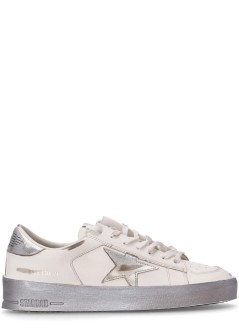 golden goose sneaker womanstardan leather upper laminated star and heel - gwf00128f00218780185 80185