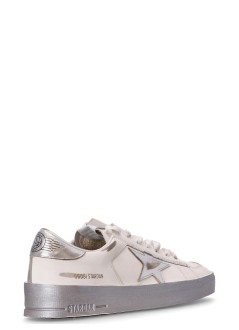 golden goose sneaker womanstardan leather upper laminated star and heel - gwf00128f00218780185 80185
