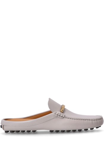 tods casual womangommino 22l sabot baretta met - xxw22l0iy70u18b221 grigio satellite