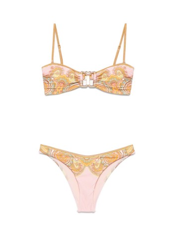 zimmermann bikini 2piezas mujer maxine knot trim bikini - 2485wrs254 glp