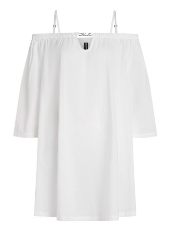 Karl Dna Off Shoulder Dress