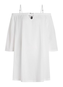 karl lagerfeld vestido mujer karl dna off shoulder dress - a1w46029 100