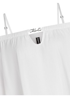 karl lagerfeld vestido mujer karl dna off shoulder dress - a1w46029 100