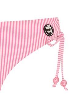 karl lagerfeld bikini panties womanikon stripe rio bottom - a1w46049 1pj