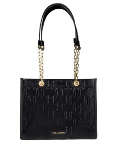 karl lagerfeld handbag mujer k skuare sp shiny mono md tote - a1w30145 999