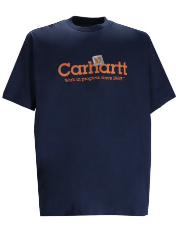 S/s Label Script T-shirt Organic Cotton Single Jersey