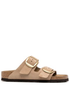 birkenstock sandal womanarizona big buckle lenb - 1024064 sandcastle