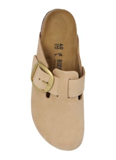 birkenstock zueco mujer boston big buckle lenb - 1028052 sandcastle