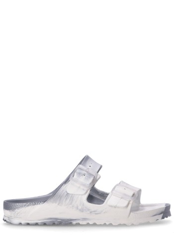 birkenstock beach womanarizona eva - 1029660 metallic silver