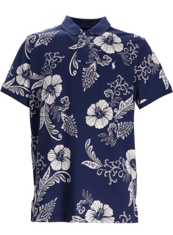 polo ralph lauren polo hombre sskccmslm21-short sleeve-polo shirt - 710956684001 two tone hibiscus