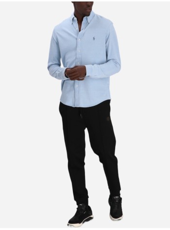 polo ralph lauren shirt manlsfbbdm5-long sleeve-knit - 710654408130 light indigo c7565 2