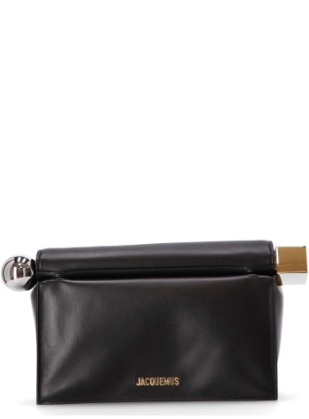 jacquemus clutch mujer la pochette rond carre - 233ba3563171 990