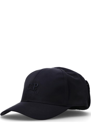 c.p.company cap manchrome-r goggle cap - 18cmac146a005904a 888