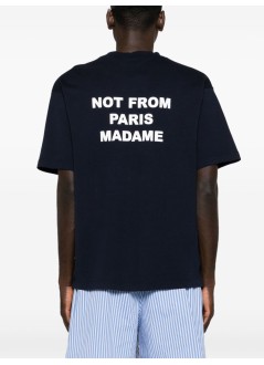 drôle de monsieur camiseta hombre le t-shirt slogan - permts203co002ny navy