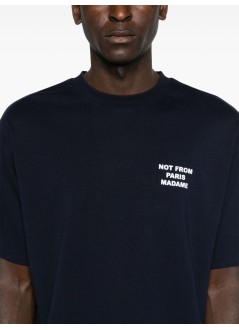 drôle de monsieur camiseta hombre le t-shirt slogan - permts203co002ny navy