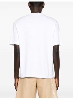 drôle de monsieur camiseta hombre le t-shirt slogan classique - permts202co002opw optic white
