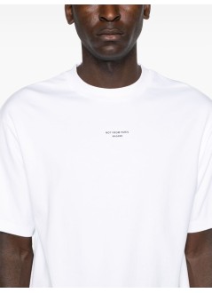 drôle de monsieur camiseta hombre le t-shirt slogan classique - permts202co002opw optic white