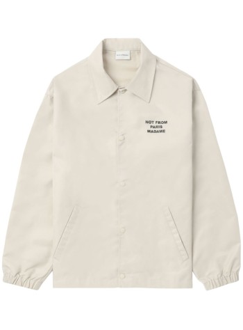 drôle de monsieur outerwear manla veste slogan - permjt183pa014mt mastic