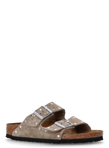 birkenstock sandalia mujer arizona rivet leve - 1029390 taupe