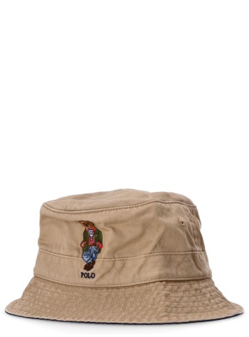 polo ralph lauren cap manloft bucket-bucket-hat - 710957163001 cafe tan