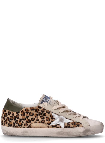 golden goose sneaker womansuper star classic with list horsy upper fabric toe laminat - gwf00101f00611782703 82703