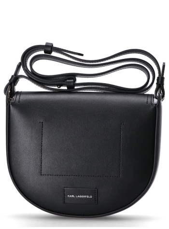 karl lagerfeld crossbody womank circle saddle perforated - a1w30212 999 2