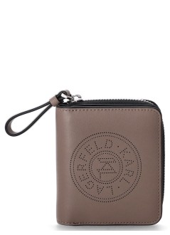 karl lagerfeld wallet womank circle md zip bifold wallet - a1w32084 1ku