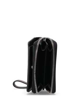 karl lagerfeld wallet womank circle md zip bifold wallet - a1w32084 1ku