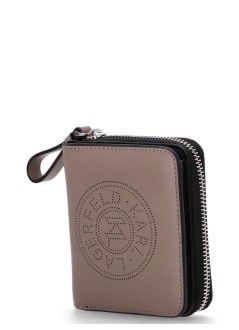karl lagerfeld wallet womank circle md zip bifold wallet - a1w32084 1ku