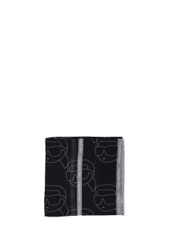 karl lagerfeld neckwear womanikon nft aop scarf - a1w33152 1ot
