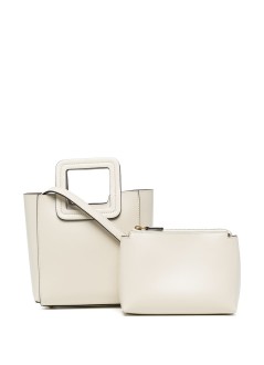 staud crossbody mujer mini shirley leather bag - 079043 crmb