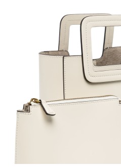 staud crossbody mujer mini shirley leather bag - 079043 crmb