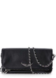 zadig & voltaire crossbody mujer rock grained leather   studs - lwba00002 11