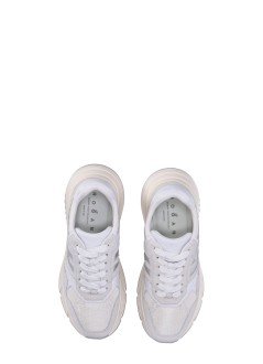hogan sneaker womanh669 allacciato h - hxw6690fk70u4a0351 b001 bianco b200 argento