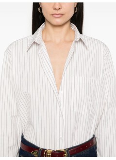 anine bing shirt womanbraxton shirt - a0710842mtl41 multi