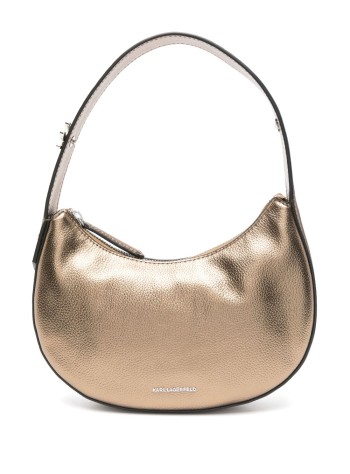 karl lagerfeld crossbody womank soiree half moon metallic - a1w30222 780