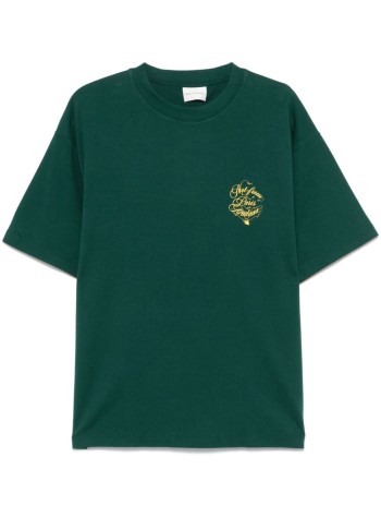drôle de monsieur camiseta hombre le t-shirt slogan vignes - fts226co002dgn dark green