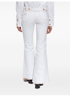 ganni pant  womanwhite denim goddi hw - j1659 151