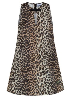 ganni vestido mujer duchesse nylon mini dress - w0474 943