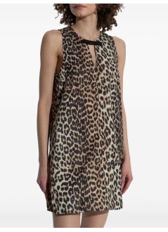 ganni vestido mujer duchesse nylon mini dress - w0474 943