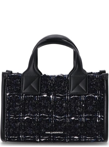 karl lagerfeld crossbody mujer k skuare sp sm tote boucle - a1w30395 1ra 2