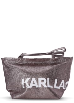 karl lagerfeld handbag mujer k essential coated big logo sh - a1w50064 979