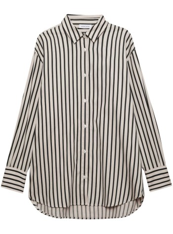 anine bing shirt womanplaza shirt - a0710881str4 black nude
