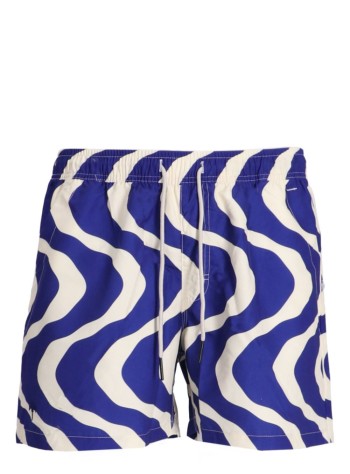 oas bermuda hombre blue rippling swim shorts - 5001310 blue