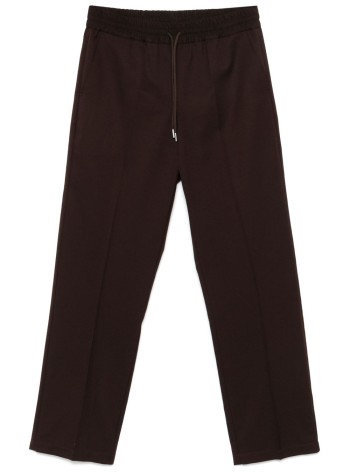 drôle de monsieur pant  manle pantalon droit laine - fbp152pl127dbn dark brown