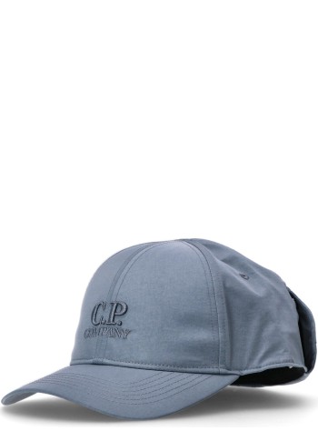 c.p.company cap manchrome-r goggle cap - 18cmac146a005904a 872