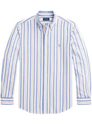 polo ralph lauren camiseria hombre cubdppcs-long sleeve-sport shirt - 710928920003 6268a blue white multi