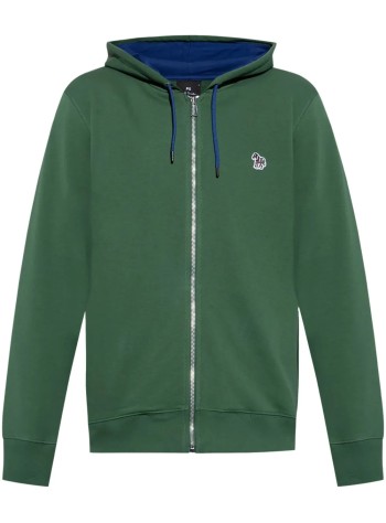 Mens Reg Fit Zip Hoody Zebra